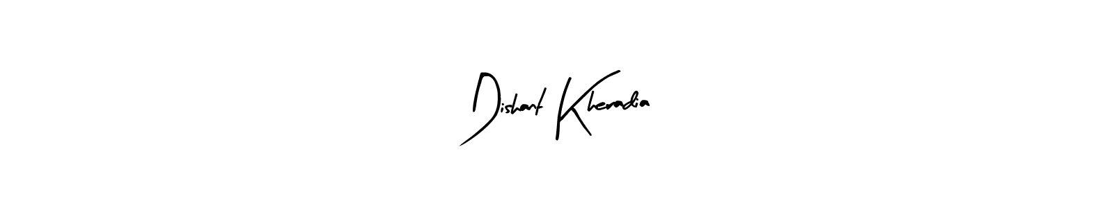 Make a beautiful signature design for name Dishant Kheradia. Use this online signature maker to create a handwritten signature for free. Dishant Kheradia signature style 8 images and pictures png