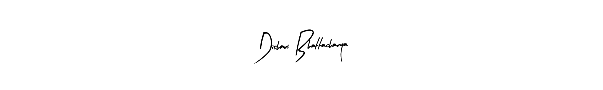 How to make Dishari Bhattacharya name signature. Use Arty Signature style for creating short signs online. This is the latest handwritten sign. Dishari Bhattacharya signature style 8 images and pictures png