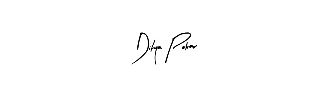 How to make Ditya Pokar signature? Arty Signature is a professional autograph style. Create handwritten signature for Ditya Pokar name. Ditya Pokar signature style 8 images and pictures png