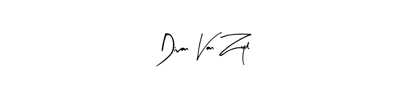 How to make Divan Van Zyl signature? Arty Signature is a professional autograph style. Create handwritten signature for Divan Van Zyl name. Divan Van Zyl signature style 8 images and pictures png