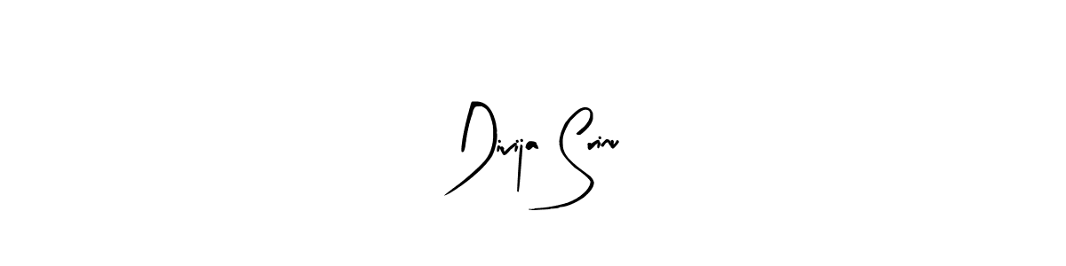 Divija Srinu stylish signature style. Best Handwritten Sign (Arty Signature) for my name. Handwritten Signature Collection Ideas for my name Divija Srinu. Divija Srinu signature style 8 images and pictures png