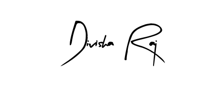 Use a signature maker to create a handwritten signature online. With this signature software, you can design (Arty Signature) your own signature for name Divisha Raj. Divisha Raj signature style 8 images and pictures png