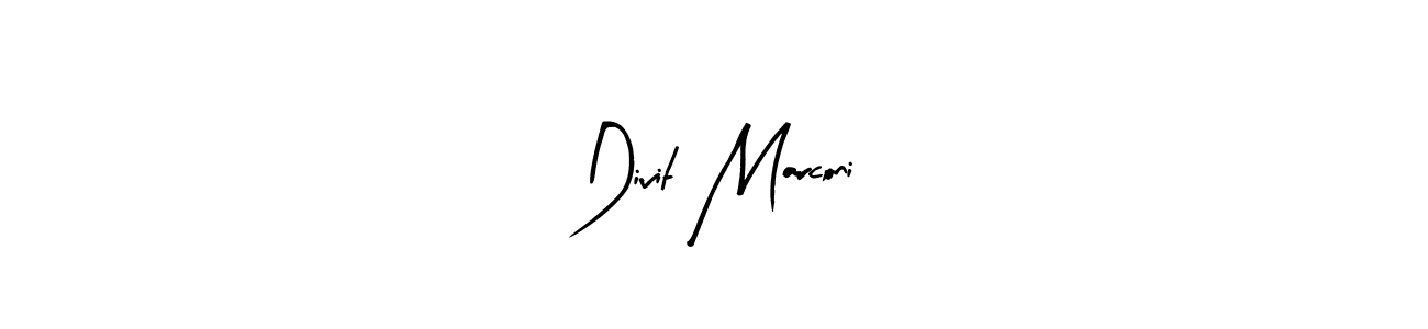 Make a beautiful signature design for name Divit Marconi. Use this online signature maker to create a handwritten signature for free. Divit Marconi signature style 8 images and pictures png