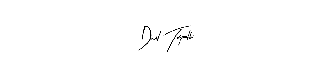 Make a beautiful signature design for name Divit Tripathi. With this signature (Arty Signature) style, you can create a handwritten signature for free. Divit Tripathi signature style 8 images and pictures png