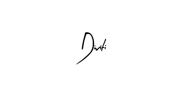 You should practise on your own different ways (Arty Signature) to write your name (Diviti) in signature. don't let someone else do it for you. Diviti signature style 8 images and pictures png