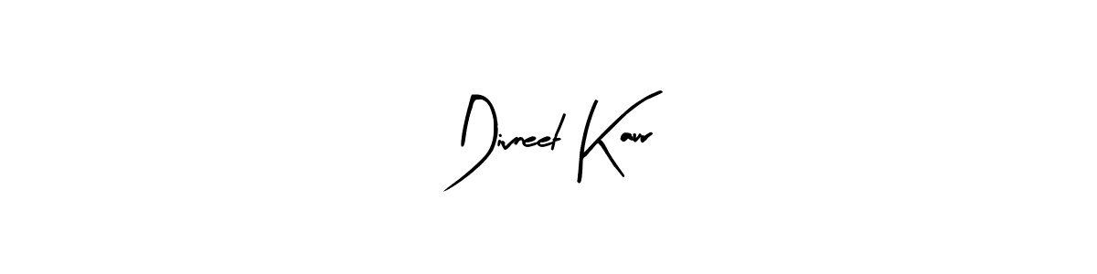 Design your own signature with our free online signature maker. With this signature software, you can create a handwritten (Arty Signature) signature for name Divneet Kaur. Divneet Kaur signature style 8 images and pictures png