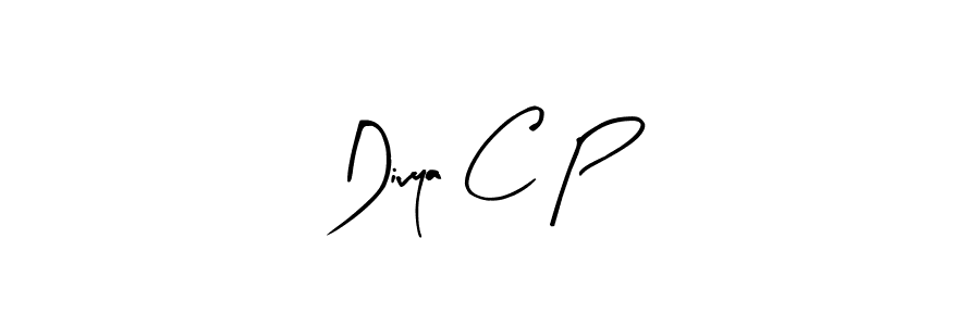 Make a beautiful signature design for name Divya C P. Use this online signature maker to create a handwritten signature for free. Divya C P signature style 8 images and pictures png