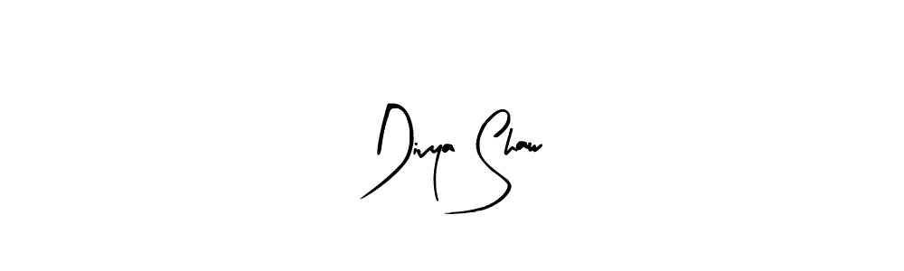 Divya Shaw stylish signature style. Best Handwritten Sign (Arty Signature) for my name. Handwritten Signature Collection Ideas for my name Divya Shaw. Divya Shaw signature style 8 images and pictures png
