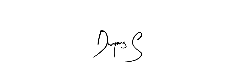 if you are searching for the best signature style for your name Divyang S. so please give up your signature search. here we have designed multiple signature styles  using Arty Signature. Divyang S signature style 8 images and pictures png