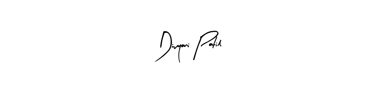 Make a beautiful signature design for name Divyani Patil. Use this online signature maker to create a handwritten signature for free. Divyani Patil signature style 8 images and pictures png