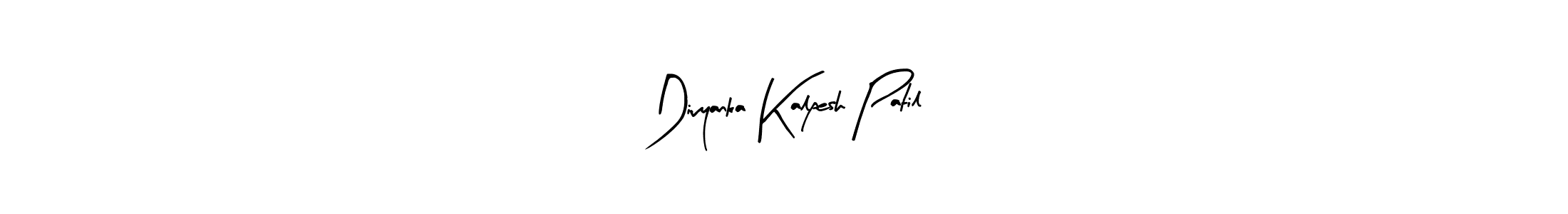 Similarly Arty Signature is the best handwritten signature design. Signature creator online .You can use it as an online autograph creator for name Divyanka Kalpesh Patil. Divyanka Kalpesh Patil signature style 8 images and pictures png