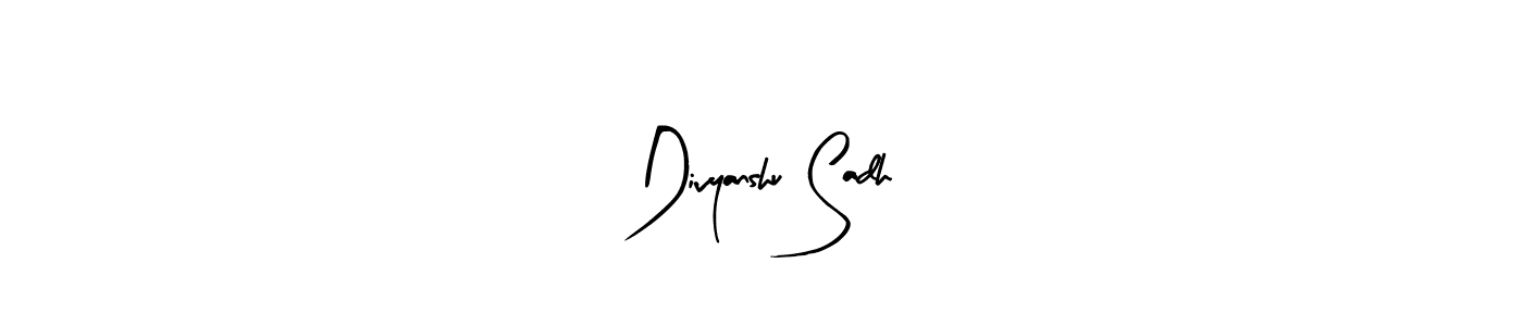 This is the best signature style for the Divyanshu Sadh name. Also you like these signature font (Arty Signature). Mix name signature. Divyanshu Sadh signature style 8 images and pictures png