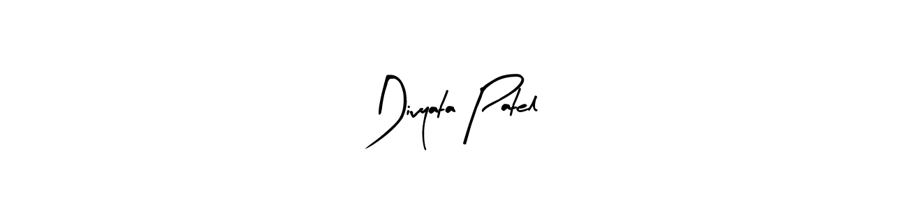 Use a signature maker to create a handwritten signature online. With this signature software, you can design (Arty Signature) your own signature for name Divyata Patel. Divyata Patel signature style 8 images and pictures png