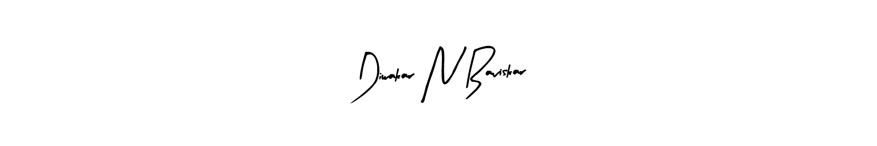 How to Draw Diwakar N Baviskar signature style? Arty Signature is a latest design signature styles for name Diwakar N Baviskar. Diwakar N Baviskar signature style 8 images and pictures png