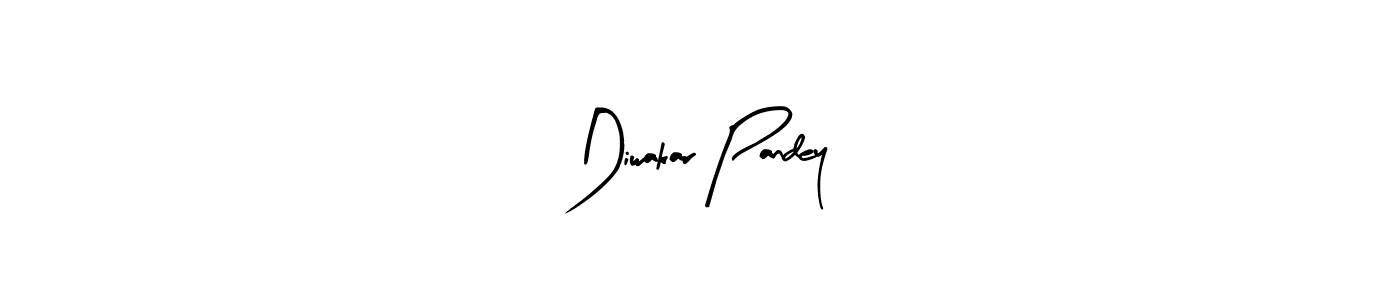 if you are searching for the best signature style for your name Diwakar Pandey. so please give up your signature search. here we have designed multiple signature styles  using Arty Signature. Diwakar Pandey signature style 8 images and pictures png