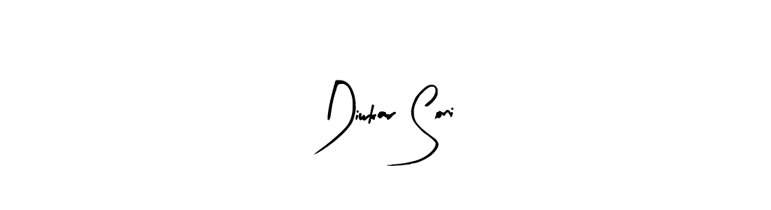 Diwkar Soni stylish signature style. Best Handwritten Sign (Arty Signature) for my name. Handwritten Signature Collection Ideas for my name Diwkar Soni. Diwkar Soni signature style 8 images and pictures png