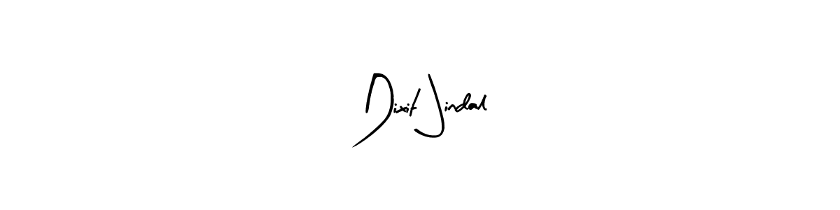 Arty Signature is a professional signature style that is perfect for those who want to add a touch of class to their signature. It is also a great choice for those who want to make their signature more unique. Get Dixit Jindal name to fancy signature for free. Dixit Jindal signature style 8 images and pictures png