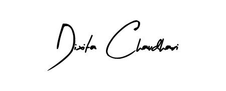 Create your official email sign-off with Dixita Chaudhari name in Arty Signature style. Crisp, clean, and perfectly legible across all screens. Dixita Chaudhari signature style 8 images and pictures png