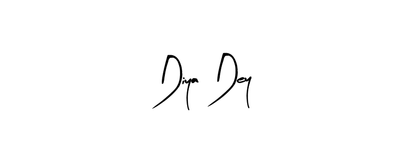 Create a beautiful signature design for name Diya Dey. With this signature (Arty Signature) fonts, you can make a handwritten signature for free. Diya Dey signature style 8 images and pictures png