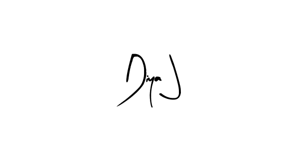 if you are searching for the best signature style for your name Diya J. so please give up your signature search. here we have designed multiple signature styles  using Arty Signature. Diya J signature style 8 images and pictures png