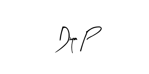 Here are the top 10 professional signature styles for the name Diya P. These are the best autograph styles you can use for your name. Diya P signature style 8 images and pictures png