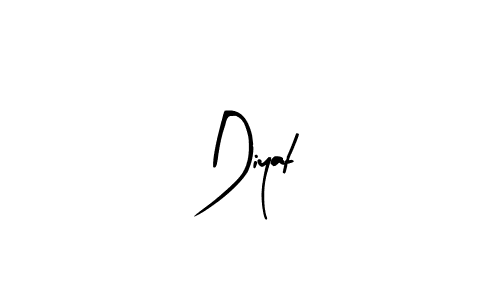 Also You can easily find your signature by using the search form. We will create Diyat name handwritten signature images for you free of cost using Arty Signature sign style. Diyat signature style 8 images and pictures png