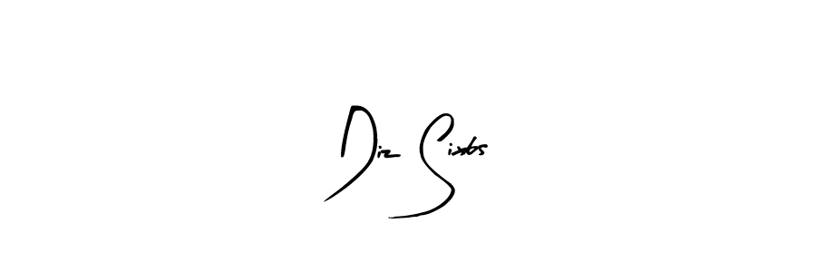 Create a beautiful signature design for name Diz Sixbs. With this signature (Arty Signature) fonts, you can make a handwritten signature for free. Diz Sixbs signature style 8 images and pictures png