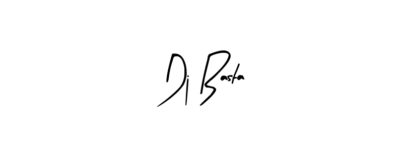 Make a beautiful signature design for name Dj Basta. With this signature (Arty Signature) style, you can create a handwritten signature for free. Dj Basta signature style 8 images and pictures png