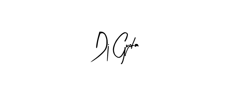 Similarly Arty Signature is the best handwritten signature design. Signature creator online .You can use it as an online autograph creator for name Dj Gupta. Dj Gupta signature style 8 images and pictures png