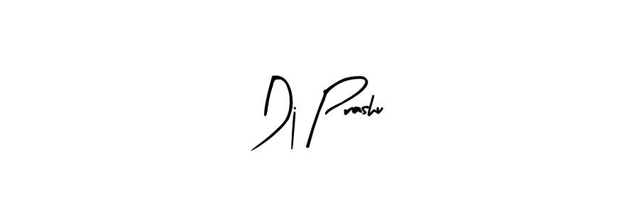 Make a beautiful signature design for name Dj Prashu. With this signature (Arty Signature) style, you can create a handwritten signature for free. Dj Prashu signature style 8 images and pictures png