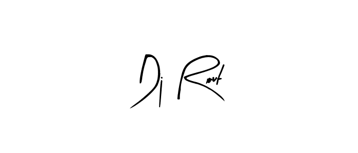 Use a signature maker to create a handwritten signature online. With this signature software, you can design (Arty Signature) your own signature for name Dj Rout. Dj Rout signature style 8 images and pictures png