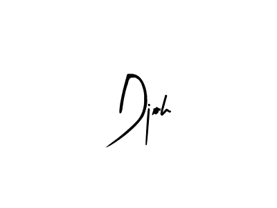 How to make Djoh signature? Arty Signature is a professional autograph style. Create handwritten signature for Djoh name. Djoh signature style 8 images and pictures png