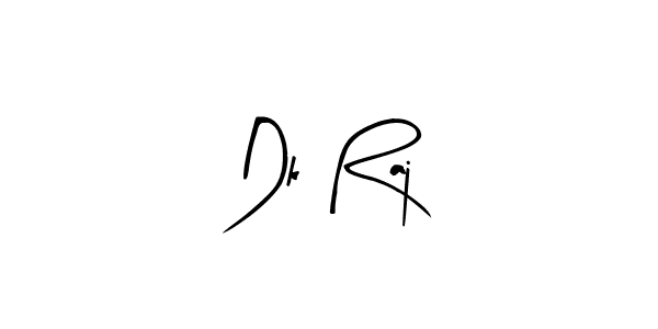 Create a beautiful signature design for name Dk Raj. With this signature (Arty Signature) fonts, you can make a handwritten signature for free. Dk Raj signature style 8 images and pictures png