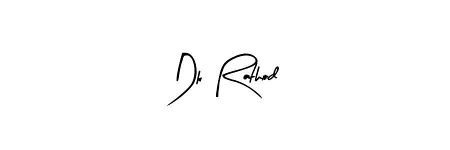 You should practise on your own different ways (Arty Signature) to write your name (Dk Rathod) in signature. don't let someone else do it for you. Dk Rathod signature style 8 images and pictures png