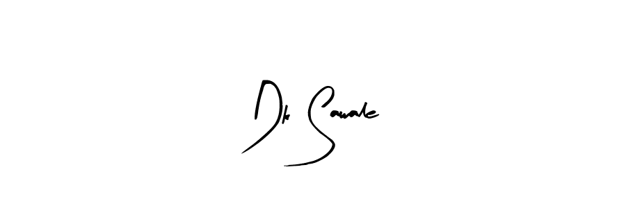 Design your own signature with our free online signature maker. With this signature software, you can create a handwritten (Arty Signature) signature for name Dk Sawale. Dk Sawale signature style 8 images and pictures png