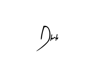 You should practise on your own different ways (Arty Signature) to write your name (Dknk) in signature. don't let someone else do it for you. Dknk signature style 8 images and pictures png