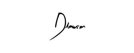 Design your own signature with our free online signature maker. With this signature software, you can create a handwritten (Arty Signature) signature for name Dlawson. Dlawson signature style 8 images and pictures png