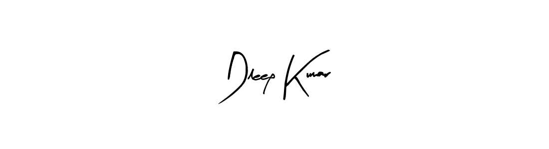 How to make Dleep Kumar name signature. Use Arty Signature style for creating short signs online. This is the latest handwritten sign. Dleep Kumar signature style 8 images and pictures png