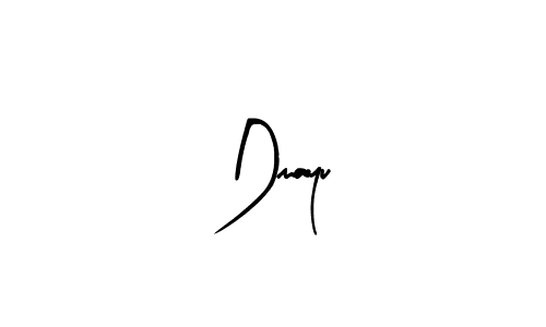 Design your own signature with our free online signature maker. With this signature software, you can create a handwritten (Arty Signature) signature for name Dmayu. Dmayu signature style 8 images and pictures png