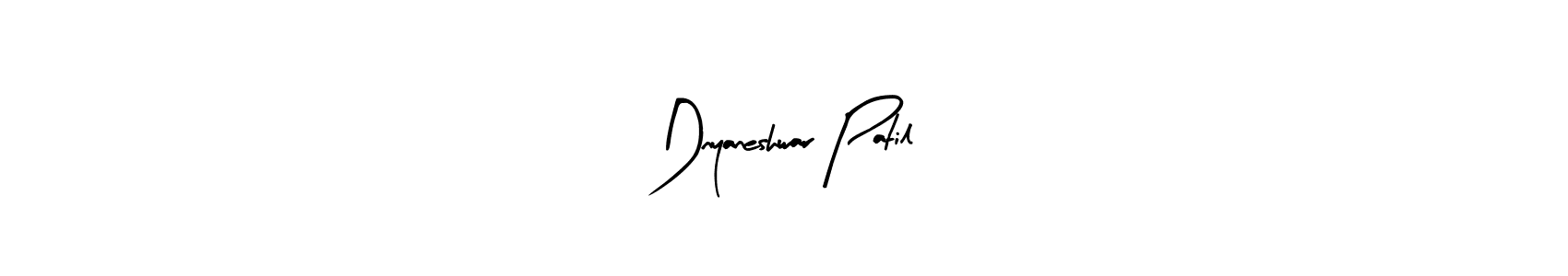 Create a beautiful signature design for name Dnyaneshwar Patil. With this signature (Arty Signature) fonts, you can make a handwritten signature for free. Dnyaneshwar Patil signature style 8 images and pictures png