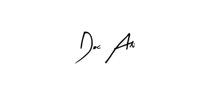 How to make Doc Ali name signature. Use Arty Signature style for creating short signs online. This is the latest handwritten sign. Doc Ali signature style 8 images and pictures png
