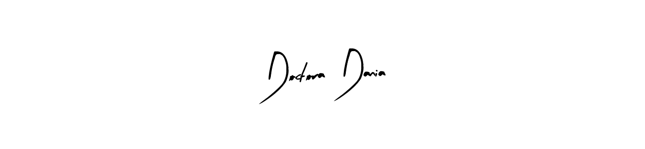 if you are searching for the best signature style for your name Doctora Dania. so please give up your signature search. here we have designed multiple signature styles  using Arty Signature. Doctora Dania signature style 8 images and pictures png