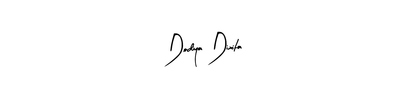 Design your own signature with our free online signature maker. With this signature software, you can create a handwritten (Arty Signature) signature for name Dodiya Dixita. Dodiya Dixita signature style 8 images and pictures png