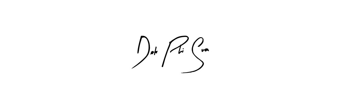 Arty Signature is a professional signature style that is perfect for those who want to add a touch of class to their signature. It is also a great choice for those who want to make their signature more unique. Get Dok Phi Sua name to fancy signature for free. Dok Phi Sua signature style 8 images and pictures png