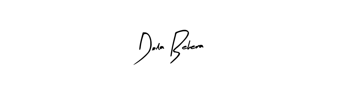 Arty Signature is a professional signature style that is perfect for those who want to add a touch of class to their signature. It is also a great choice for those who want to make their signature more unique. Get Dola Behera name to fancy signature for free. Dola Behera signature style 8 images and pictures png