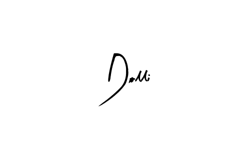 Create a beautiful signature design for name Dolli. With this signature (Arty Signature) fonts, you can make a handwritten signature for free. Dolli signature style 8 images and pictures png