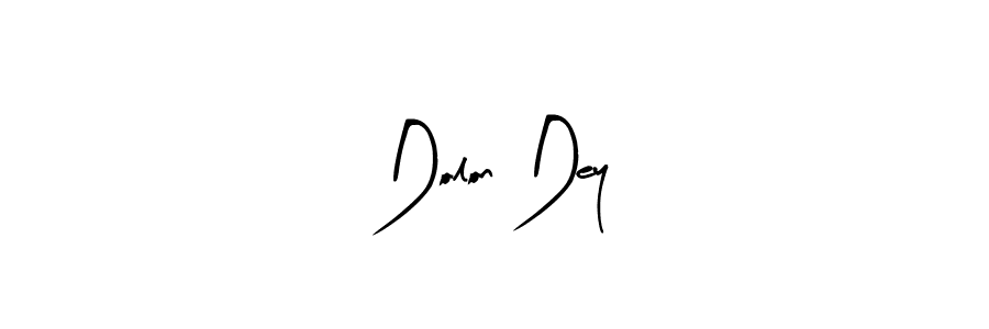 Similarly Arty Signature is the best handwritten signature design. Signature creator online .You can use it as an online autograph creator for name Dolon Dey. Dolon Dey signature style 8 images and pictures png