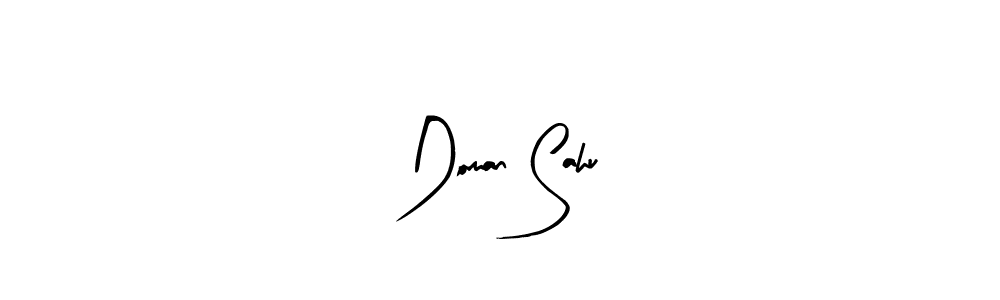 Also we have Doman Sahu name is the best signature style. Create professional handwritten signature collection using Arty Signature autograph style. Doman Sahu signature style 8 images and pictures png