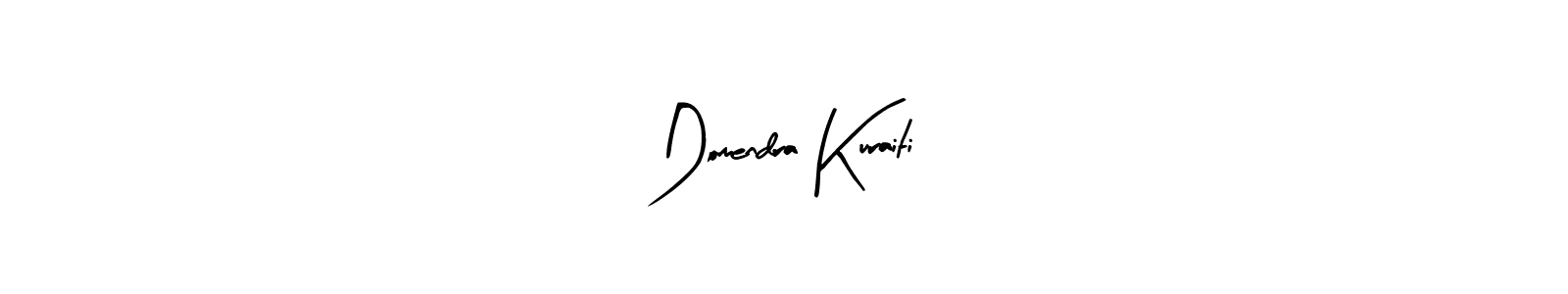 This is the best signature style for the Domendra Kuraiti name. Also you like these signature font (Arty Signature). Mix name signature. Domendra Kuraiti signature style 8 images and pictures png