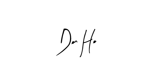 How to make Don Ho name signature. Use Arty Signature style for creating short signs online. This is the latest handwritten sign. Don Ho signature style 8 images and pictures png